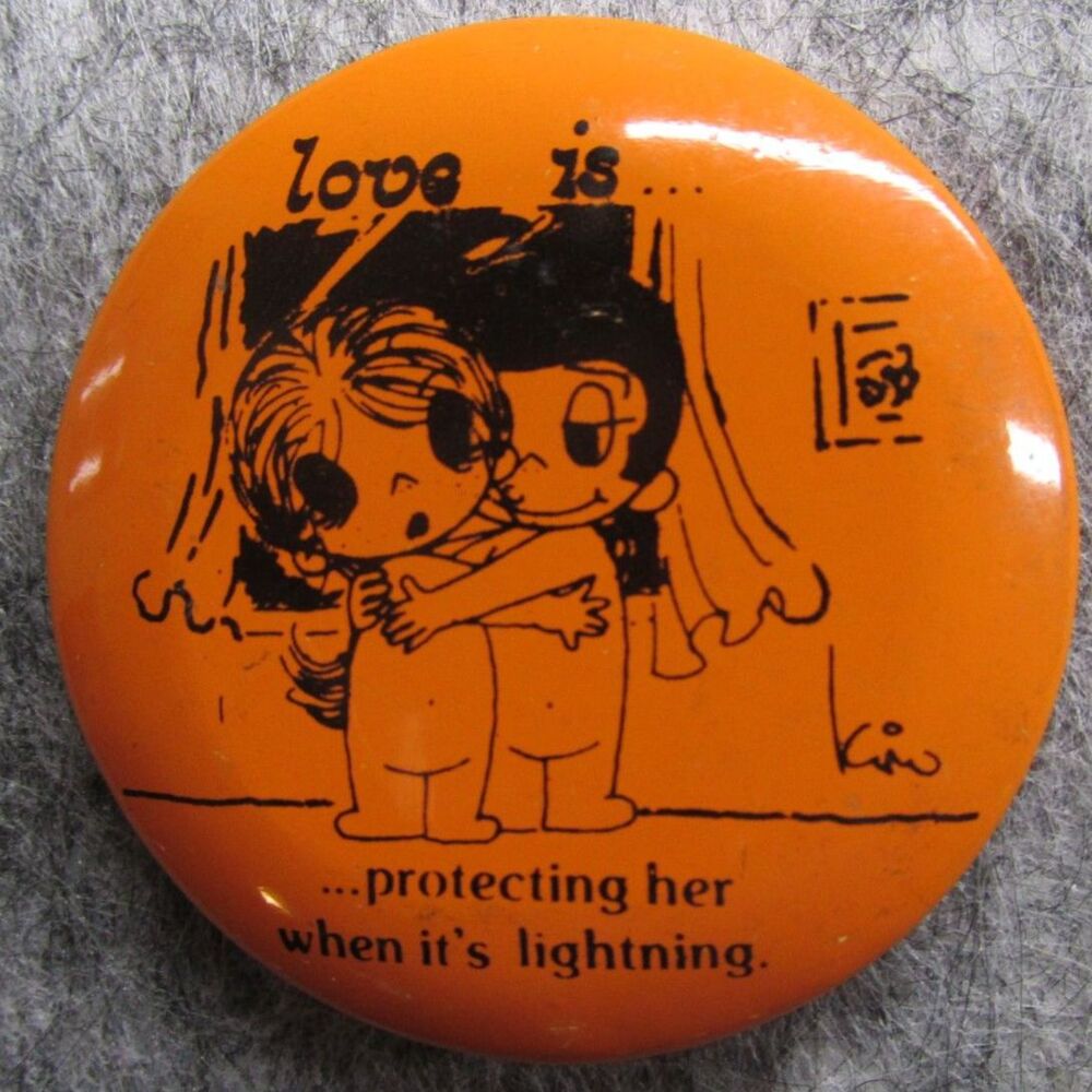 United Feature Syndicate Inc 1970 LOVE IS.... Button/Pinbacks